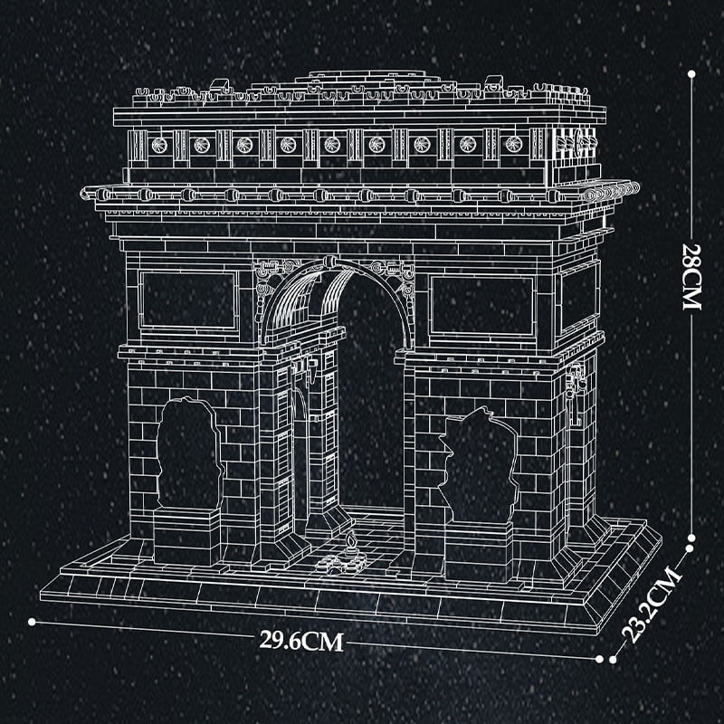 The Ultimate Arc de Triomphe 3717pcs mySite