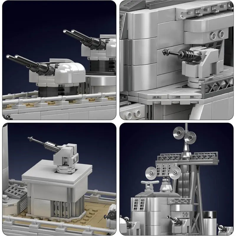 Atlantic-Class Naval Destroyer 1814pcs - RBrickstem®