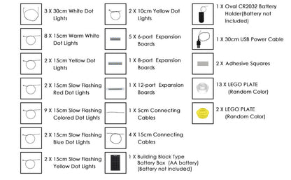 Light Kit For Winter Holiday Train 10254-BriksMax - RBrickstem®