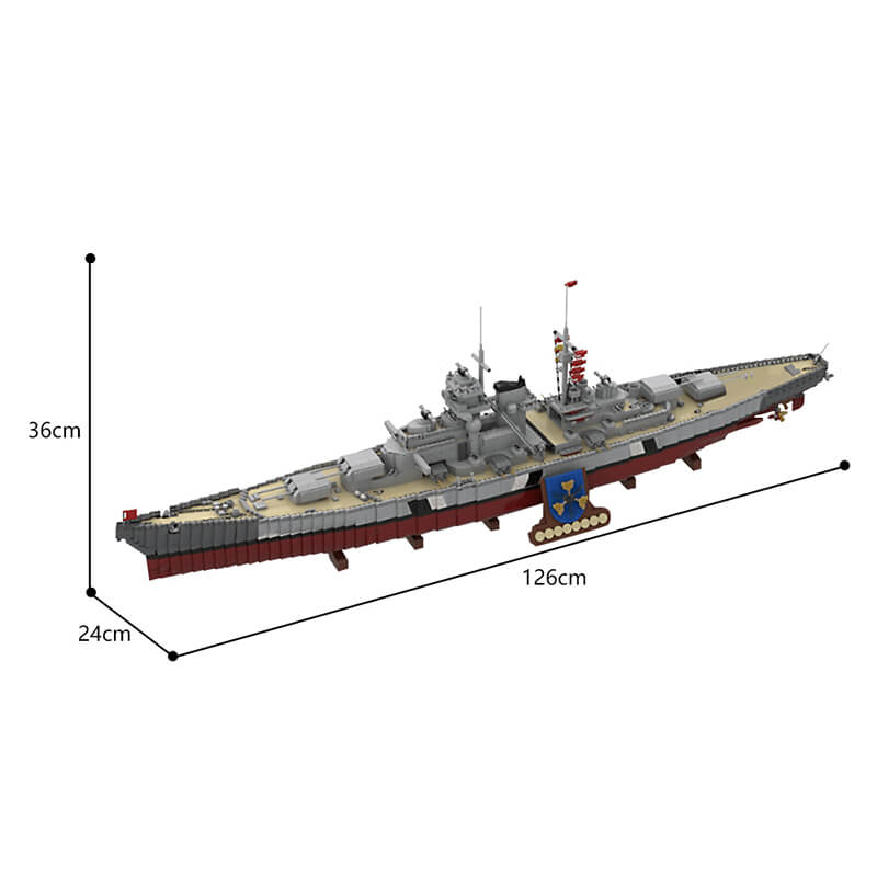 The Ultimate German Battleship Bismarck 9544pcs - RBrickstem®