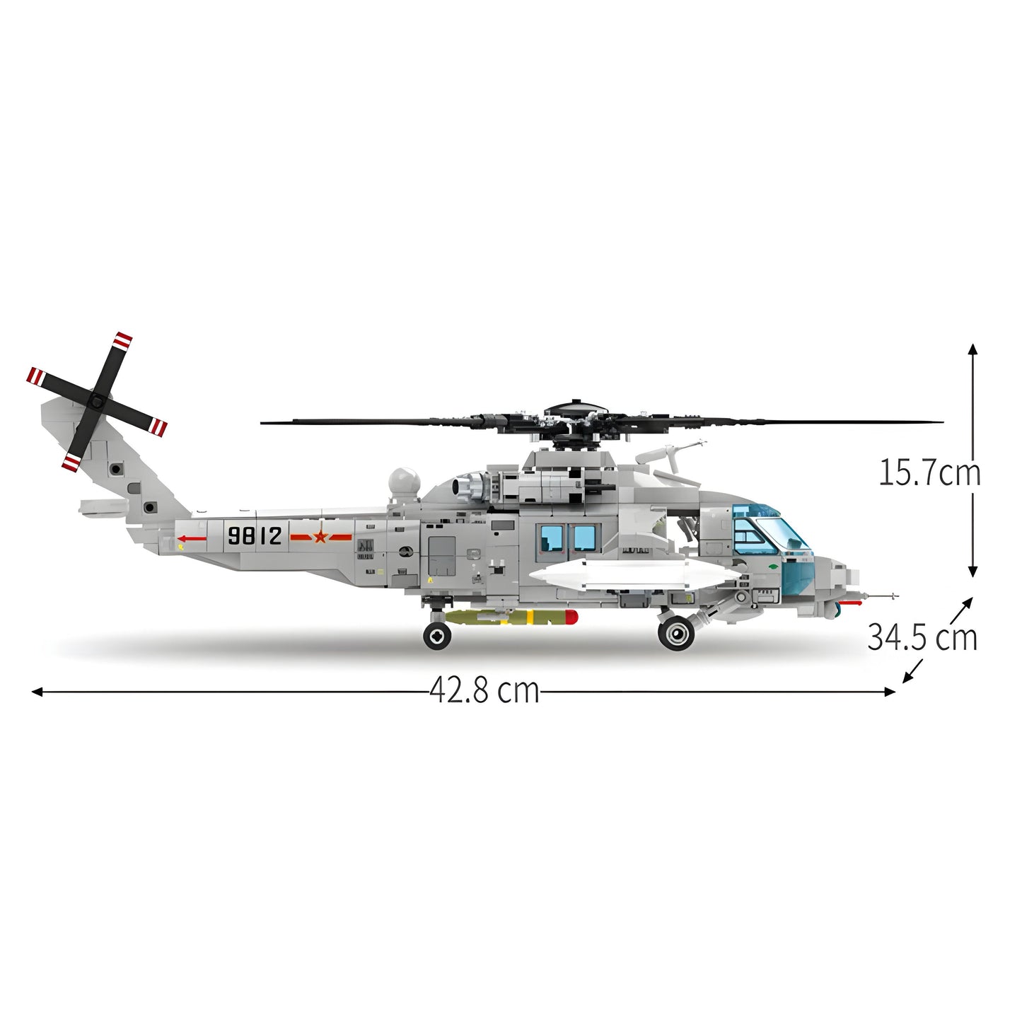 Z-20 Attack Helicopter | 934pcs