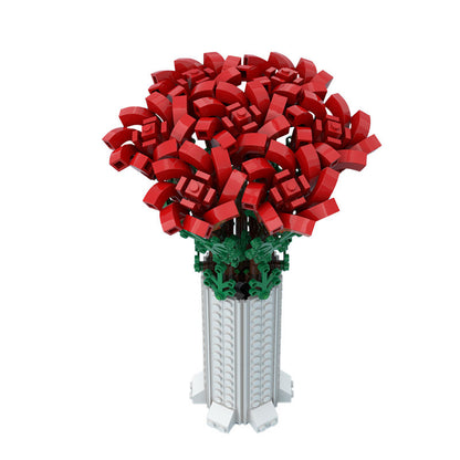 Flower Bouquet with Vase 443pcs mySite