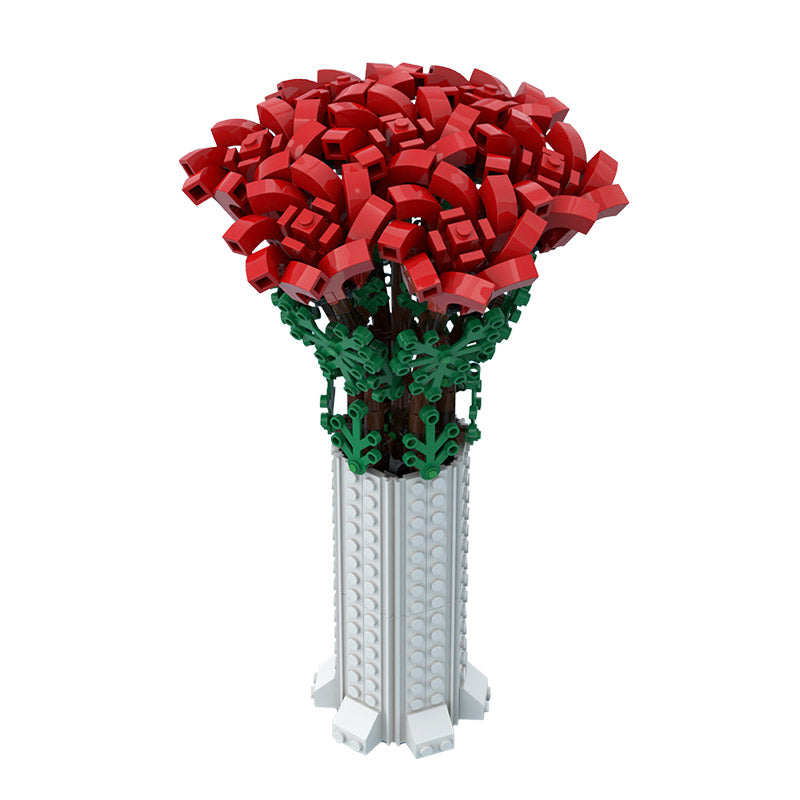 Flower Bouquet with Vase 443pcs mySite