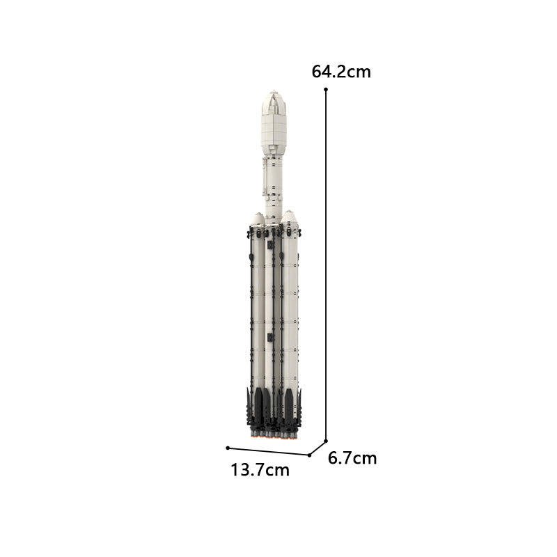 Falcon Heavy Rocket 713pcs mySite