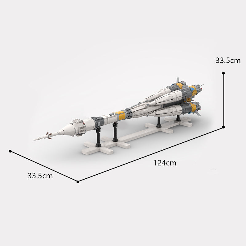 Soyuz-FG Rocket 3739pcs mySite