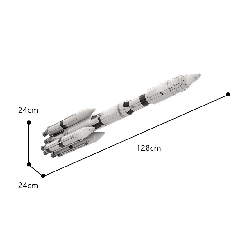 The Ultimate 128cm Saturn V MLV-25L 5389pcs mySite