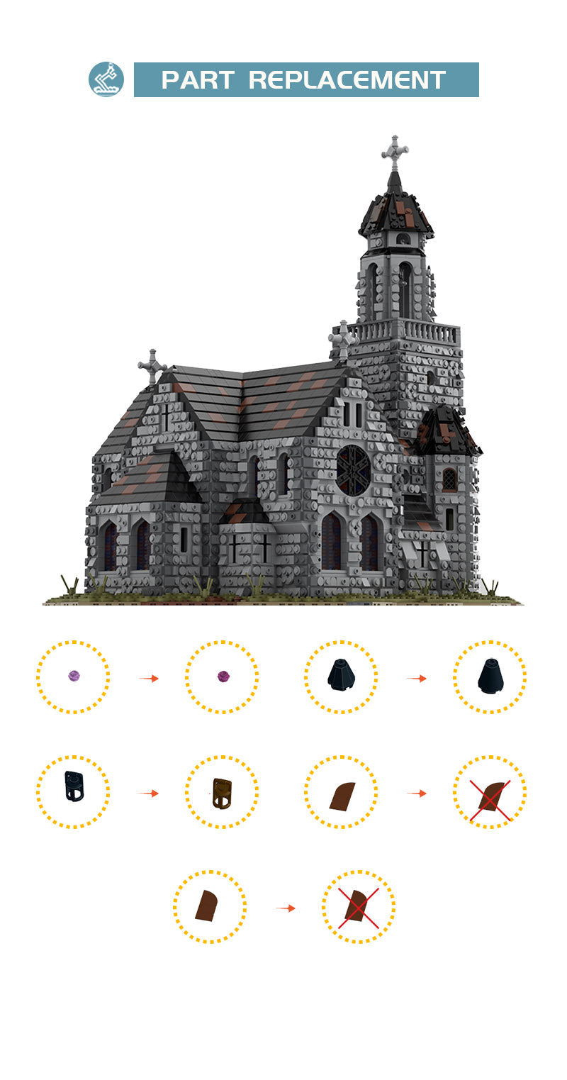 Medieval Cathedral 6675pcs mySite