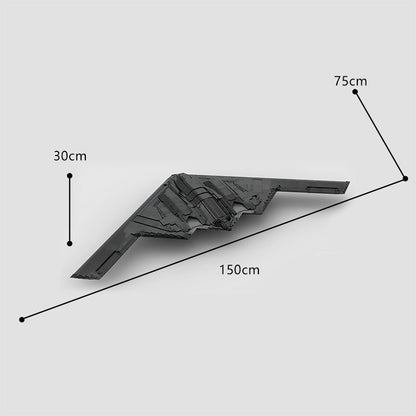 The Ultimate 150cm B-2 Stealth Bomber 6808pcs mySite