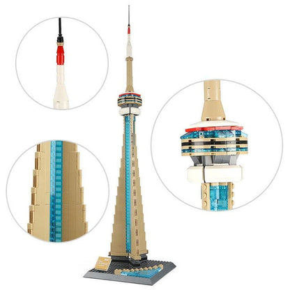 CN TOWER TORONTO 400PCS - RBrickstem®