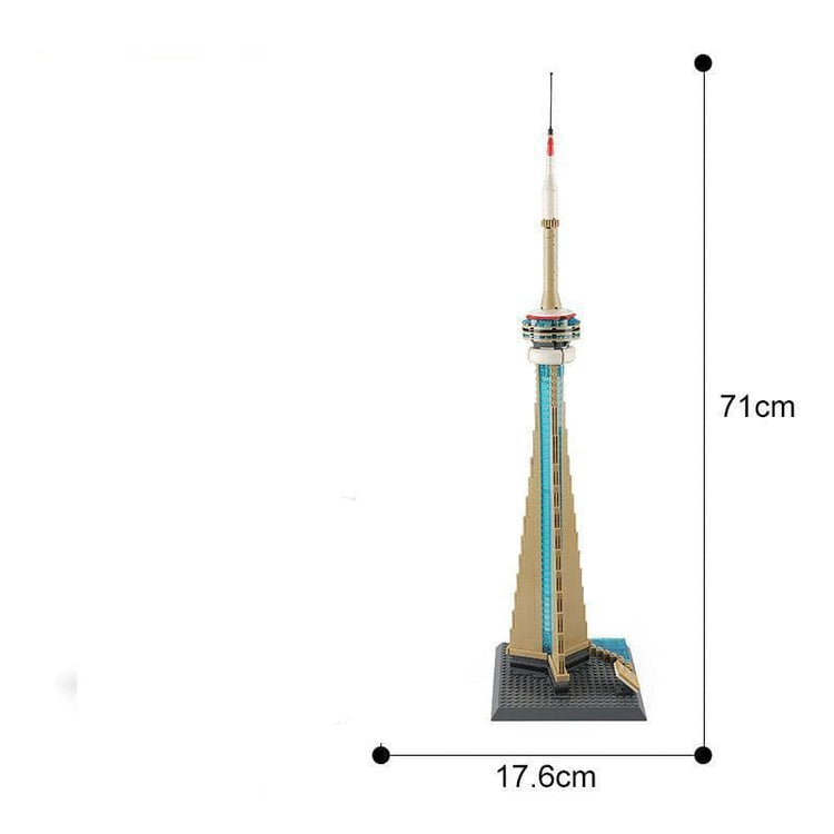 CN TOWER TORONTO 400PCS - RBrickstem®