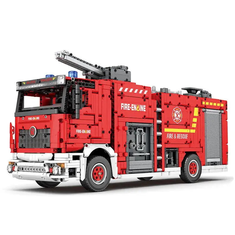 City Airport Fire Truck Large Building Blocks Set Toys-2888 Pieces