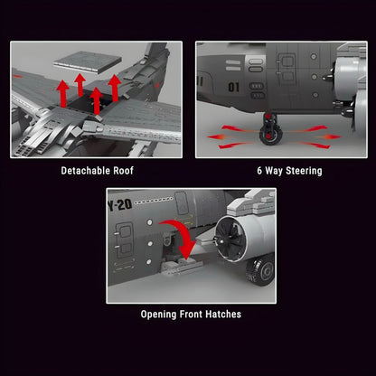 Y-20 Large Military Aircraft | 2202pcs