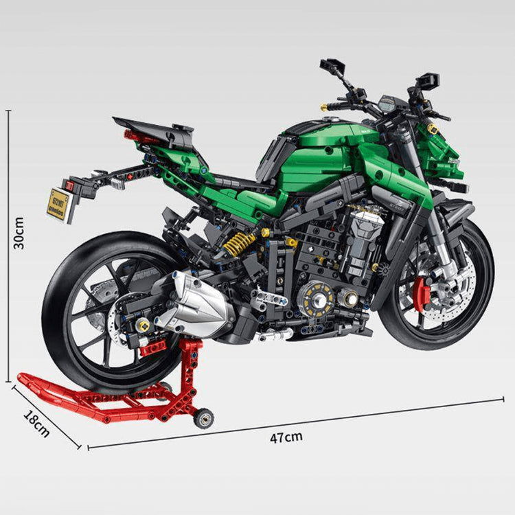 GREEN SAMURAI MOTORCYCLE 2088PCS - RBrickstem®