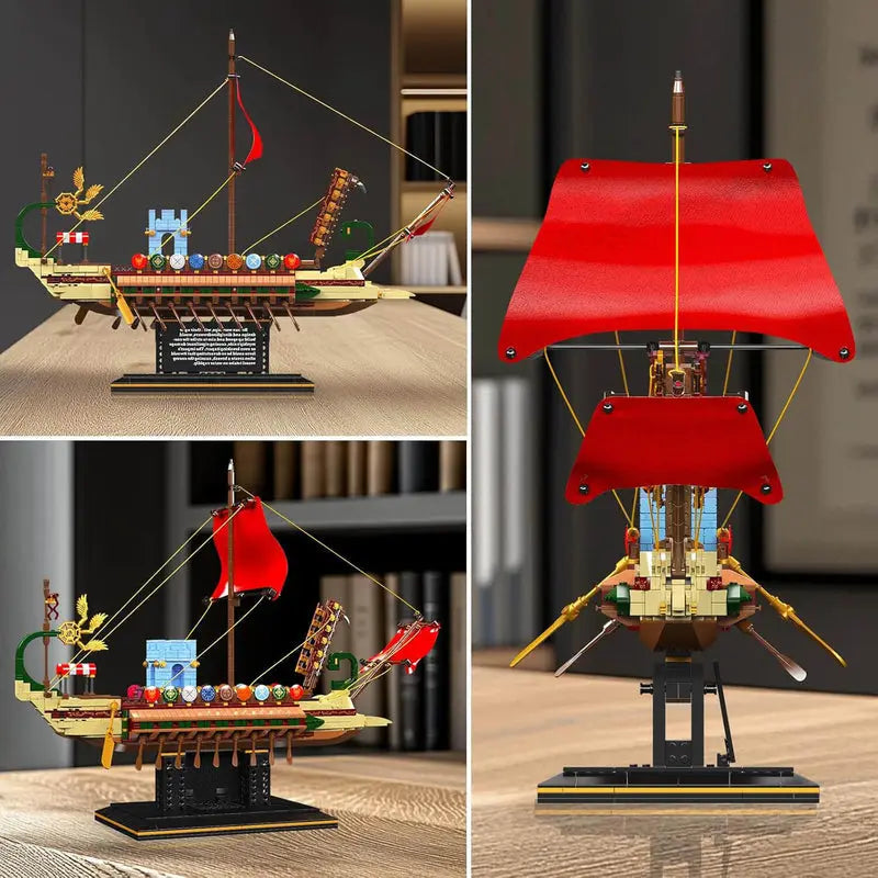 Golden Age Pirate Warship 1465Pcs - RBrickstem®