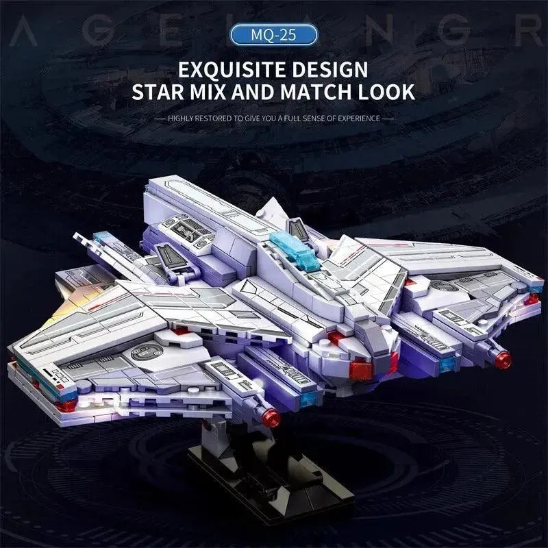 Lagrangian-MQ-25 Stinger Warship Model