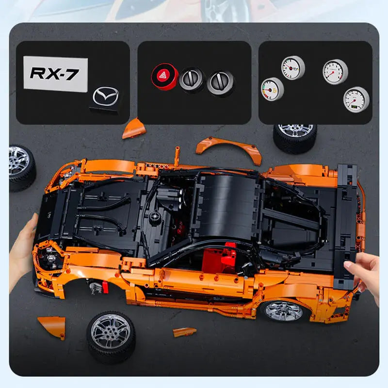 Mazda RX-7 Fortune 3304pcs