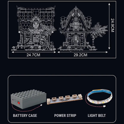 Medieval Wooden Cabin 2191pcs