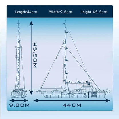 Modern Ocean Cruiser 766pcs - RBrickstem®