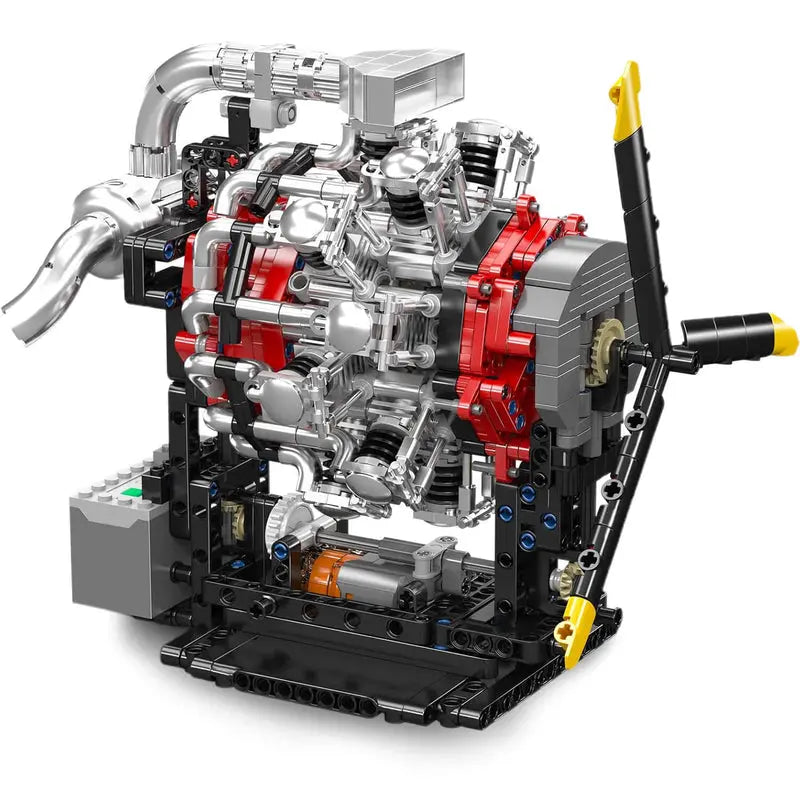 Motorised Radial Aircraft Engine 1146pcs - RBrickstem®