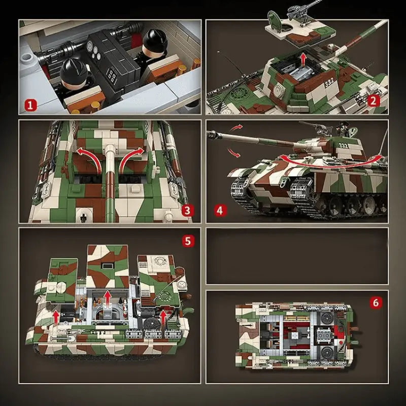 Panther Tank 2135pcs