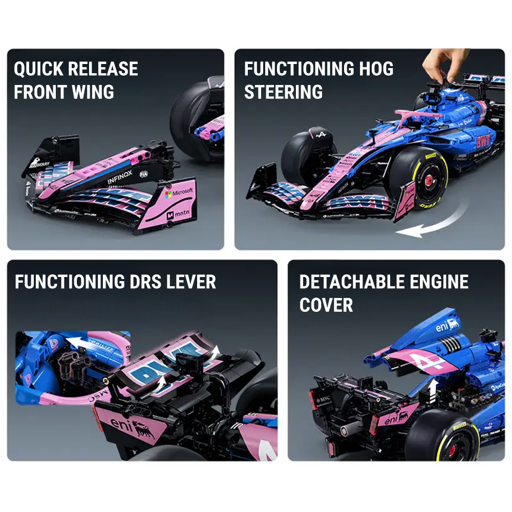 The BWT Alpine Formula One Team Car 2172Pcs
