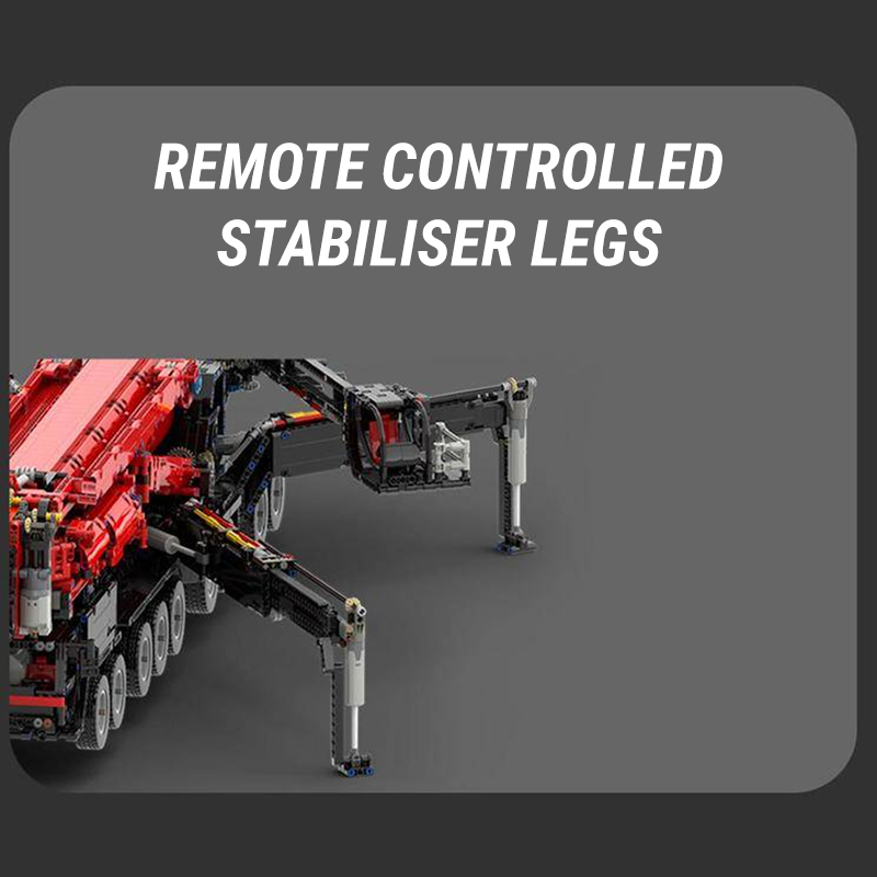 Red Edition Remote Controlled Crane 9176pcs mySite