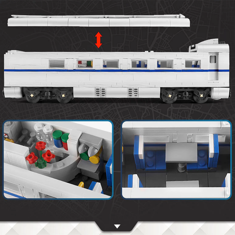 Remote Controlled Passenger Train 1808pcs mySite