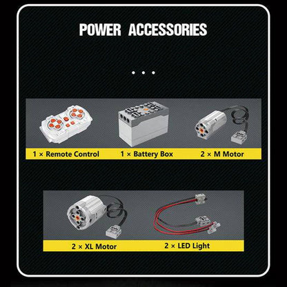 REMOTE CONTROLLED LOADER 1875PCS - RBrickstem®