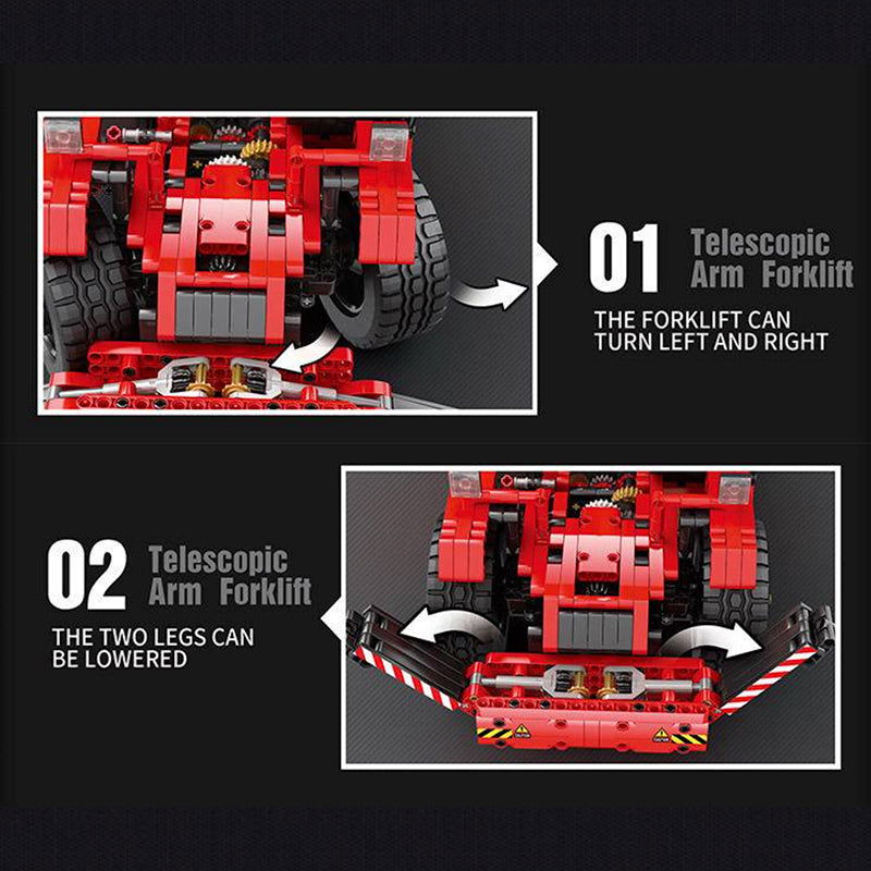 REMOTE CONTROLLED TELEHANDLER 2259PCS - RBrickstem®