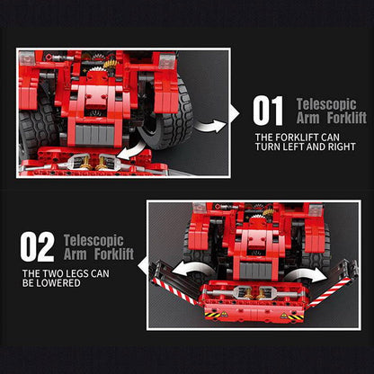 REMOTE CONTROLLED TELEHANDLER 2259PCS - RBrickstem®