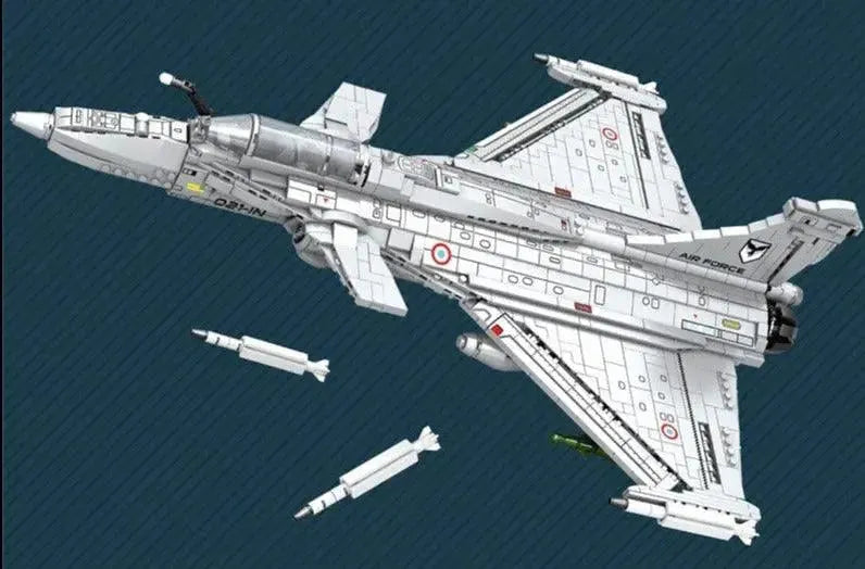 Rafale fighter model building block toy 2099pcs