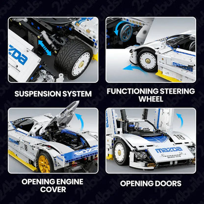 Remote Controlled Mazda 787B 1796PCS - RBrickstem®