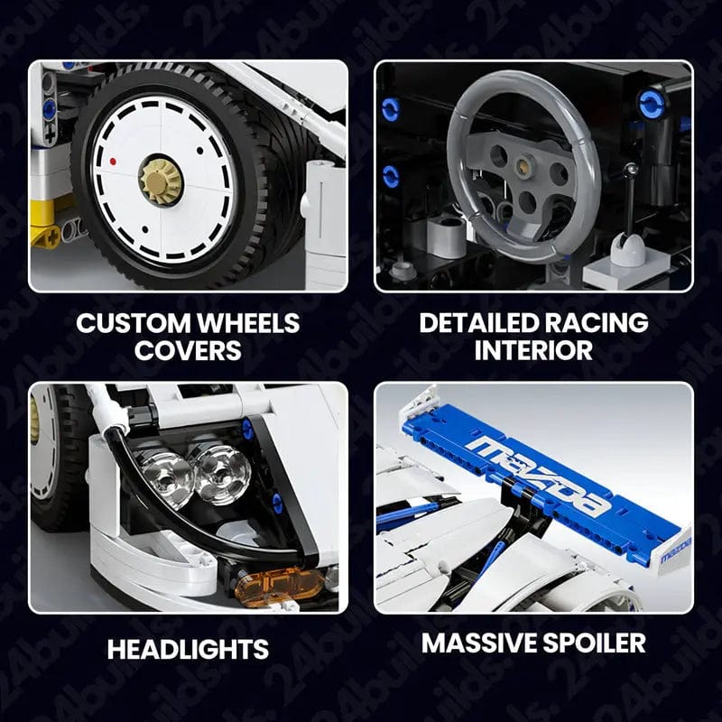 Remote Controlled Mazda 787B 1796PCS - RBrickstem®