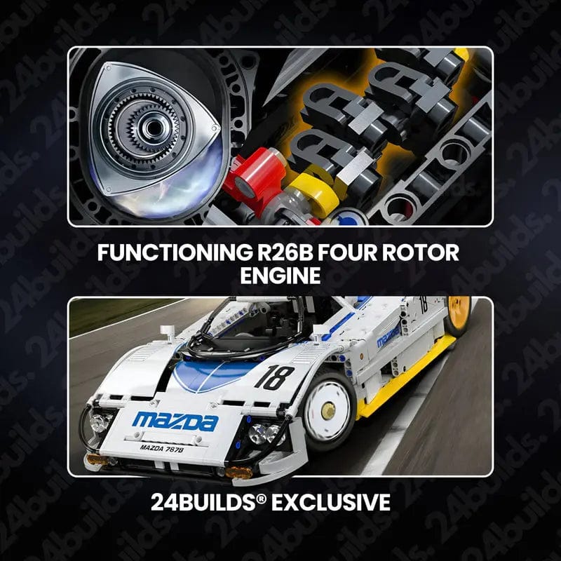 Remote Controlled Mazda 787B 1796PCS - RBrickstem®