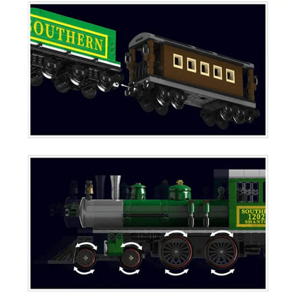 Remote Controlled Southern Steam Locomotive 1211pcs