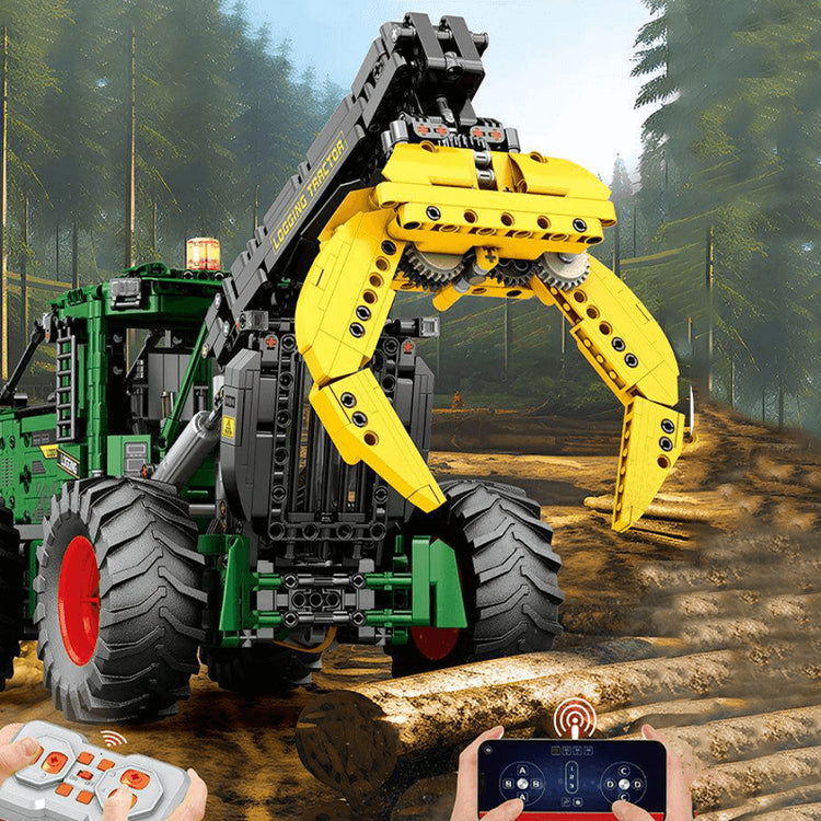 SKIDDER TRACTOR 1740PCS - RBrickstem®