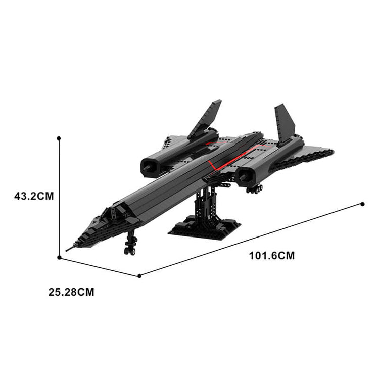 SR-71 BLACKBIRD 1968PCS - RBrickstem®