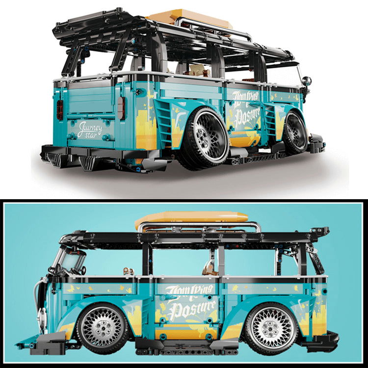 STANCED CLASSIC CAMPERVAN 2549PCS - RBrickstem®