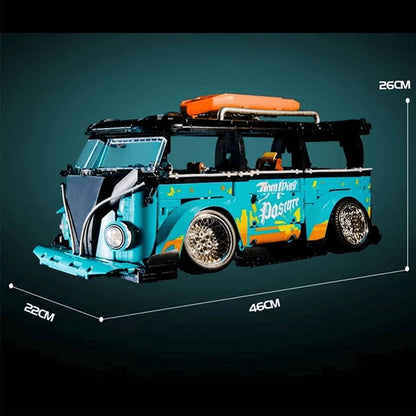 STANCED CLASSIC CAMPERVAN 2549PCS - RBrickstem®