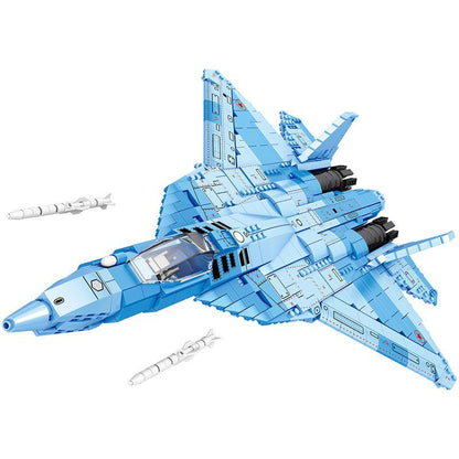 SU-57 HEAVY FIGHTER 1455PCS - RBrickstem®