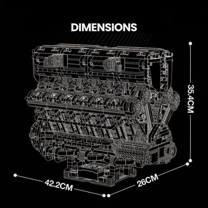 The Ultimate Italian Supercar V12 Engine | 4720pcs