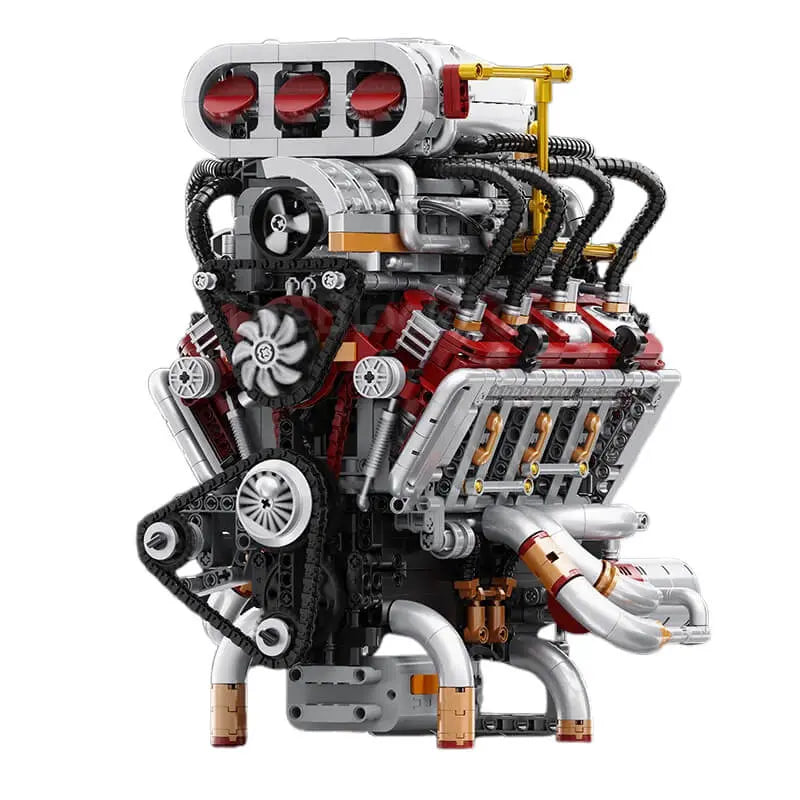 Supercharged V8 American Engine 2346Pcs - RBrickstem®