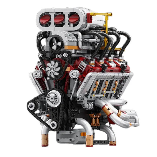 Supercharged V8 American Engine 2346Pcs - RBrickstem®
