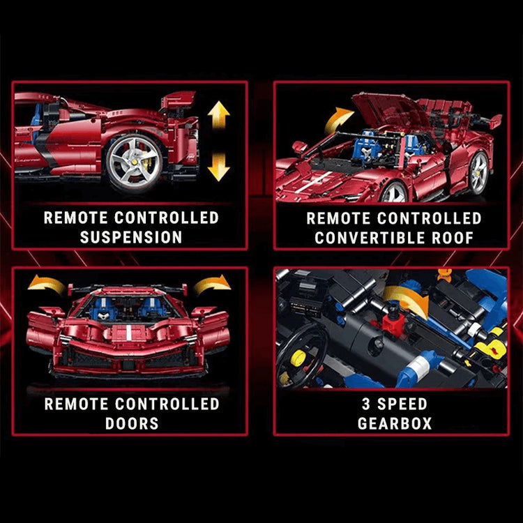 THE ITALIAN SUPERCAR 3981PCS - RBrickstem®