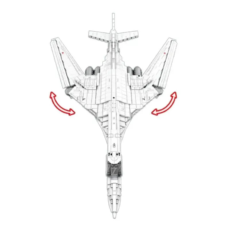 TU-160 STRATEGIC BOMBER 1597PCS