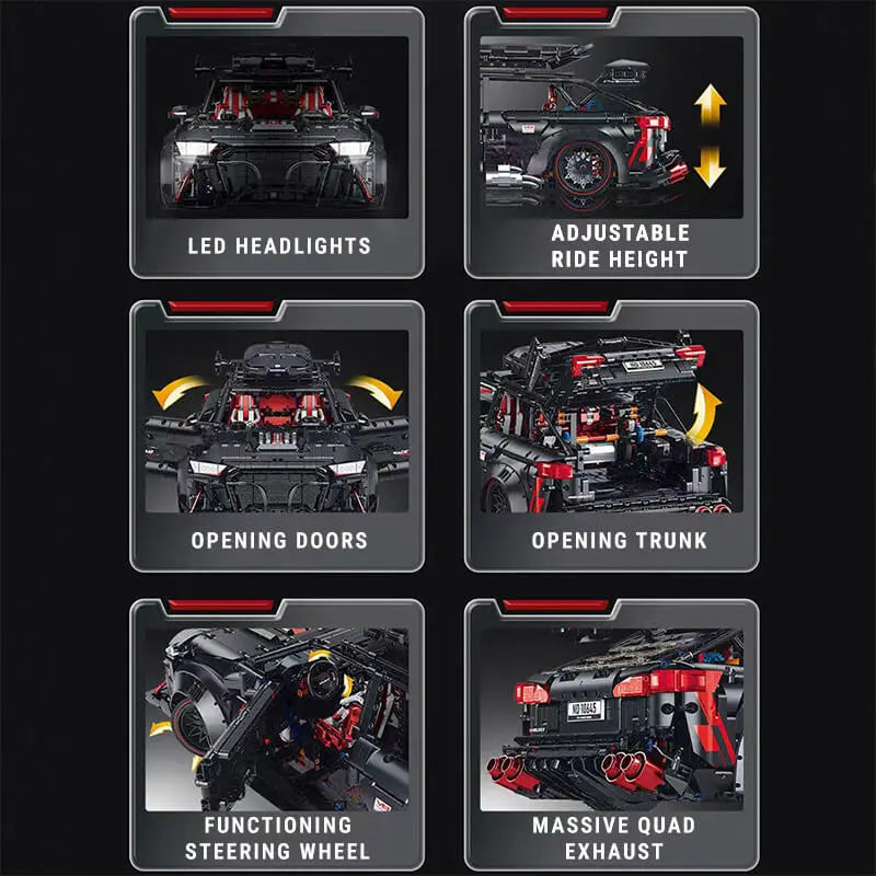 The Ultimate German Widebody Wagon 4188PCS - RBrickstem®