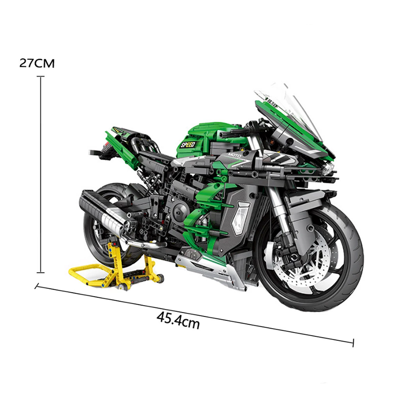 Green Motorbike 2087pcs mySite