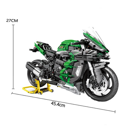 Green Motorbike 2087pcs mySite