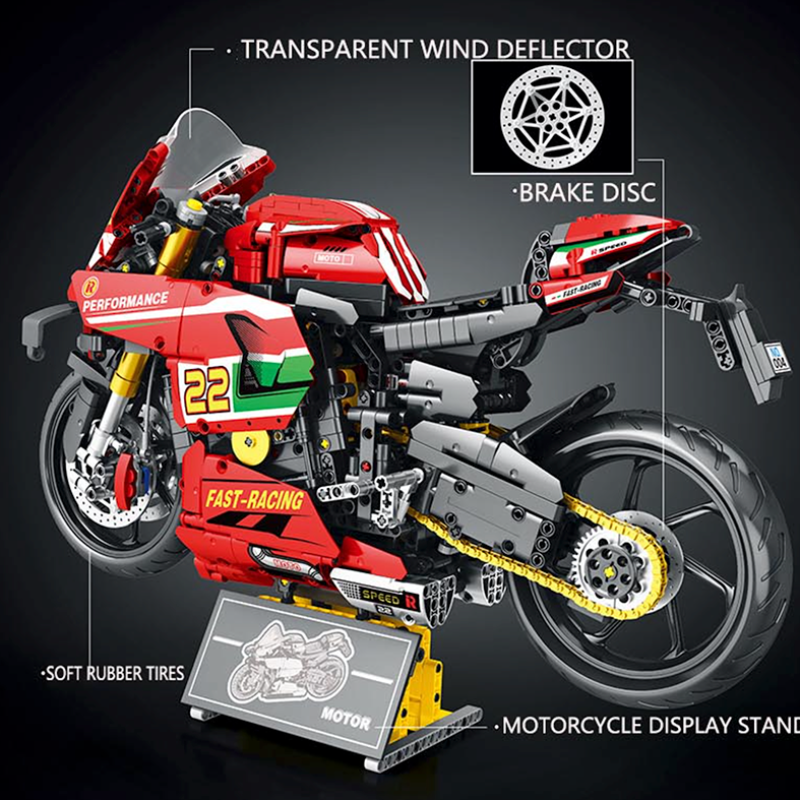 Red Devil Race Bike 1965pcs mySite