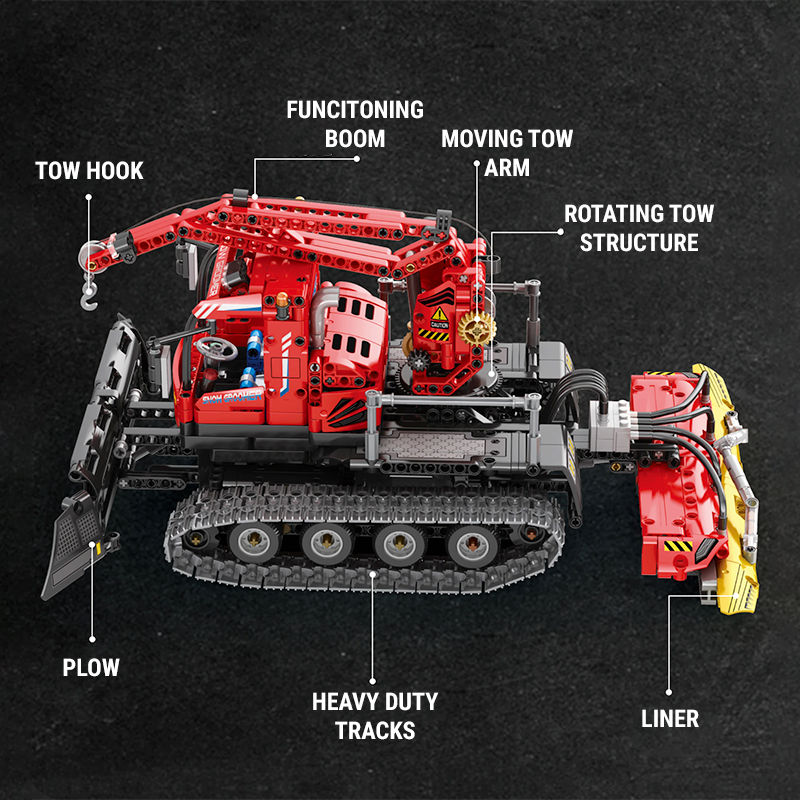 Remote Controlled Snow Groomer 1099pcs mySite